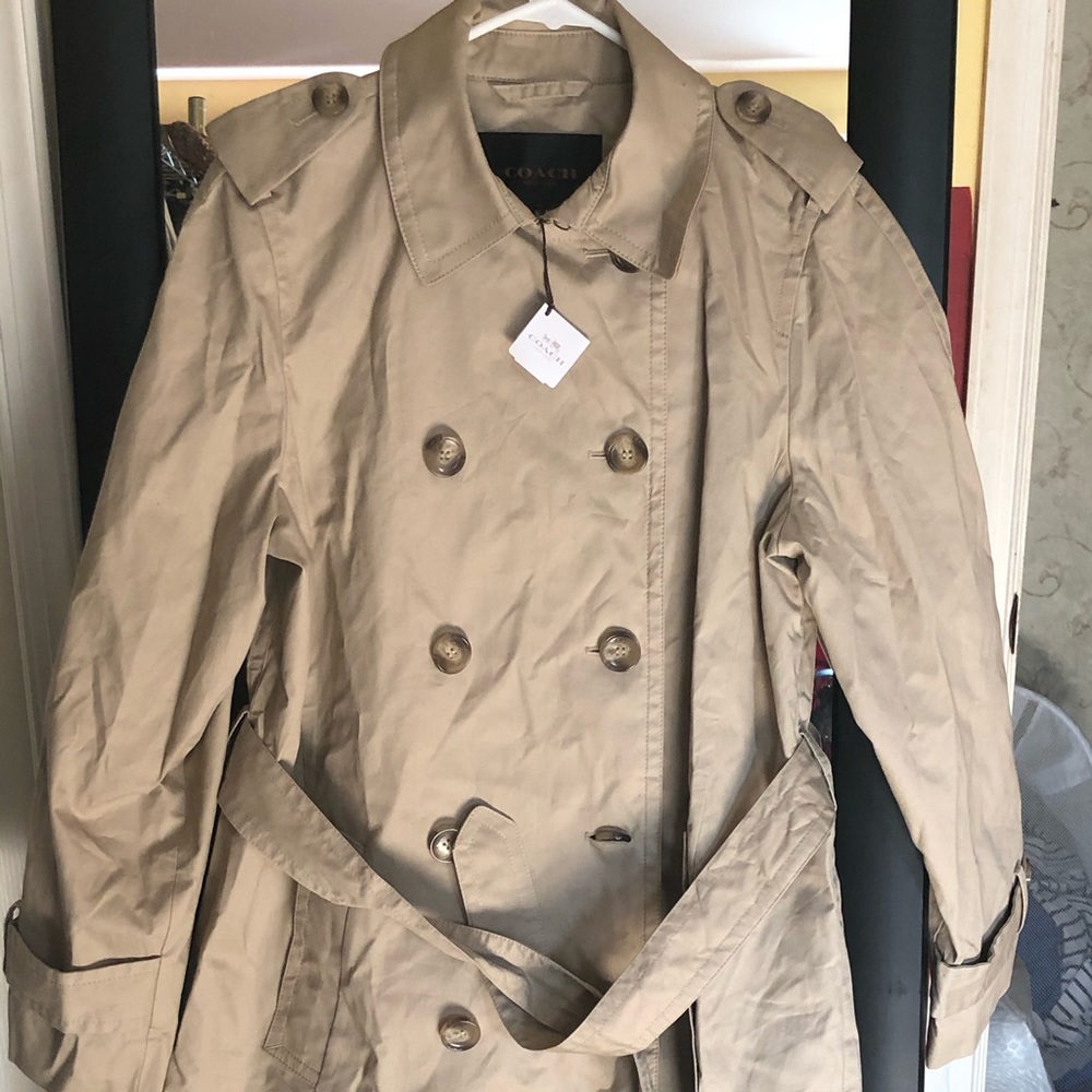 Coach Icon Midi Length Trench Coat